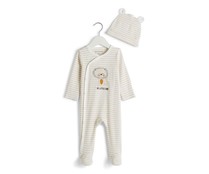 Conjunto recién nacido pelele + gorro IN EXTENSO, talla 50.