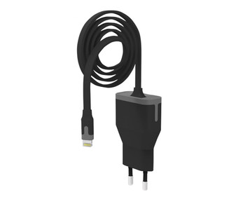 Cargador Lightning MUVIT, 2.4A, 1m. Cargador Lightning MUVIT, 2.4A, 1m.