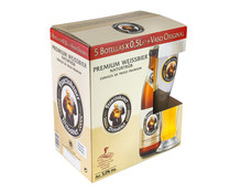 Estuche cervezas CERVECISTAS FRANZISKANER pack 5 uds. X 50 cl.