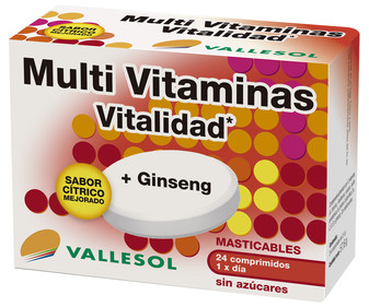Mulitvitaminas+Gingseng 24 uds