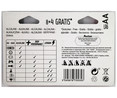 Pack de 12 pilas alcalinas AA, LR06, 1,5V, PRODUCTO ALCAMPO.