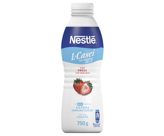 Leche fermentada con Lcasei y fresas NESTLÉ 750 g. Leche fermentada con Lcasei y fresas NESTLÉ 750 g.