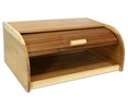 Caja para pan fabricada en madera de bambú INALSA.