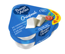 Queso fresco BURGO DE ARIAS tarrina de 72 g. pack de 6 uds.