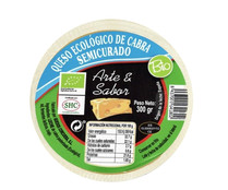 Queso de cabra semicurado ecológico AERTE & SABOR 300 g.