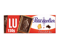 Galletas con tableta de chocolate negro LU PETIT ECOLIER 150 g.