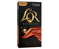 Café Colombia I 10 en cápsulas compatibles con Nespresso L'OR ESPRESSO 10 uds.