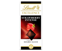 Chocolate negro con fresa LINDT EXCELLENCE 100 g.