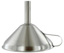 Embudo de acero inoxidable, 12 centímetros de diámetro PRODUCTO ALCAMPO.