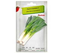 Sobre de semillas para sembrar puerros de la variedad Carentan 3 PRODUCTO ALCAMPO.