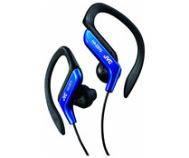 Auriculares deportivos tipo intrauricular JVC HA-EB75-A tipo clip, color azul.