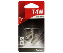 2 bombillas T4W, PRODUCTO ALCAMPO.