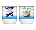 Yogur con sabor a coco, elaborado con leche fresca de vaca DANONE 4 x 120 g.