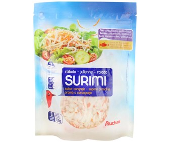 Surimi rallado (sabor cangrejo) PRODUCTO ALCAMPO 150 gramos Surimi rallado (sabor cangrejo) PRODUCTO ALCAMPO 150 gramos
