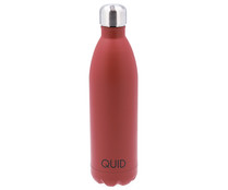 Botella de acero inoxidable color rojo con tapón de rosca, 0,75 litros, Arizona QUID.