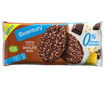 Tortilla maíz chocolate negro sin azúcares BICENTURY 109 g.