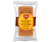 Pan de molde sin gluten con cereales SCHÄR 300 g.