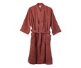 Albornoz para adulto con cuello tipo kimono, 100% algodón, 300g/m², color rosa, ACTUEL.