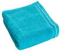 Toalla de baño 100% algodón, color azul, 450 g/m², ACTUEL.