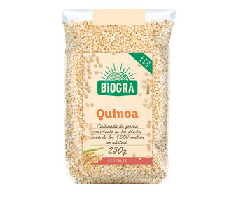 Quinoa blanca en grano ecológica BIOGRÁ 250 g. Quinoa blanca en grano ecológica BIOGRÁ 250 g.