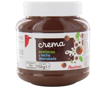 Crema de cacao con avellanas 750 gramos Crema de cacao con avellanas 750 gramos