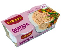 Quinoa blanca y roja en tarrina BRILLANTE, pack de 2 uds x 125 g.
