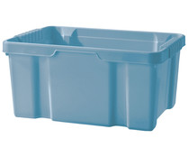 Caja de ordenación, capacidad 22 litros, color azul ,  ACTUEL.