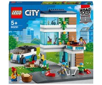 Casa Familiar con 388 piezas y 4 minifiguras, LEGO CITY 60291