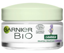 Crema antiedad y regeneradora de noche para todo tipo de pieles, incluso sensibles GARNIER Bio 50 ml.