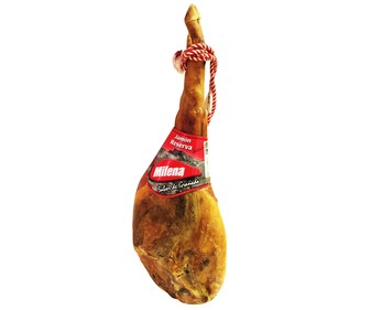Jamón curado reserva MILENA LEÓN pieza de 7 kilos (peso aproximado) Jamón curado reserva MILENA LEÓN pieza de 7 kilos (peso aproximado)