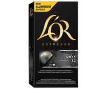 Café Onyx I 12 en cápsulas compatibles con Nespresso L'OR ESPRESSO 10 uds.