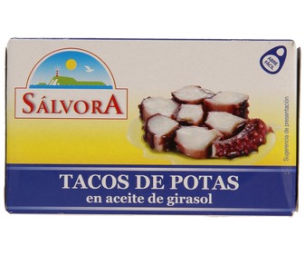Pota en aceite de girasol lata de 70 g. Pota en aceite de girasol lata de 70 g.