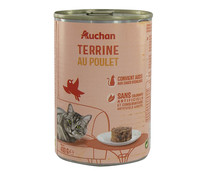 Alimento para gatos de paté de ave PRODUCTO ALCAMPO 400 g.