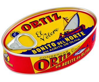 Bonito del norte en aceite de oliva ORTIZ 82 g. Bonito del norte en aceite de oliva ORTIZ 82 g.