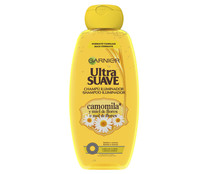 Champú ultra suave con camomila y miel de flores (ilumina y suaviza) para cabellos claros ORIGINAL REMEDIES de Garnier 400 ml.