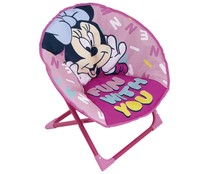 Silla infantil plegable con asiento redondo diseño Minnie, ARDITEX.