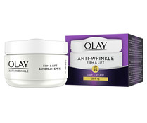 Crema de día antiarrugas con factor de protección solar 15 OLAY 50 ml.