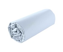 Sábana bajera ajustable para cama de 140cm, 100% algodón 144 hilos,  ACTUEL.