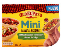 MIni barquitas mexicanas de trigo OLD EL PASO 145 g.
