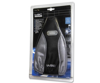 Funda bimaterial (cuero y poliester) para la palanca de cambio WRC. Funda bimaterial (cuero y poliester) para la palanca de cambio WRC.