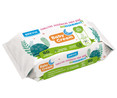 Toallitas humedas y biodegradables para bebé BREVIA Baby cream 60 uds.