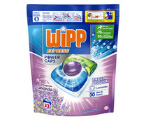 Detergente con cápsulas WIPP POWER Lavanda 33 lav-