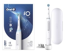 Cepillo de dientes eléctrico Braun ORAL-B iO SERIE 4, Bluetooth, sensor de presión, 4 modos de limpieza, 