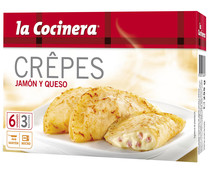 Mini crepes de jamón y queso LA COCINERA 255 gr