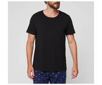 Camiseta de pijama de algodón para hombre IN EXTENSO. Talla XXL.