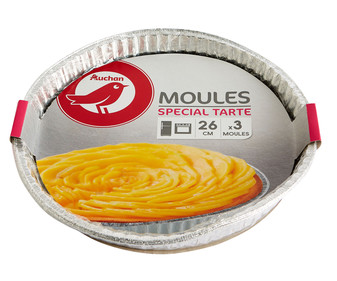 Bandejas de aluminio especial tartas 26 cm PRODUCTO ALCAMPO 3 uds. Bandejas de aluminio especial tartas 26 cm PRODUCTO ALCAMPO 3 uds.