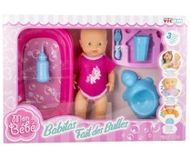 Mueñco bebé Mon Bebé babitas con bañera y accesorios, VICAM.