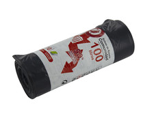 Bolsas de basura antigoteo especiales para cubos comunidad gris. capacidad 100 litros 84 x 105 cmPRODUCTO ALCAMPO 10 uds.