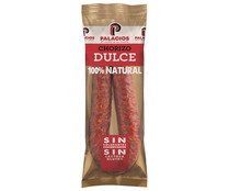 Chorizo casero dulce de categoria extra PALACIOS 250 g.