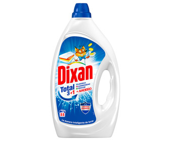 Detergente líquido lavadora DIXAN TOTAL 55 lav. Detergente líquido lavadora DIXAN TOTAL 55 lav.
